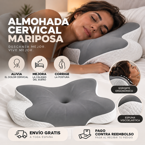 Almohada Cervical Mariposa