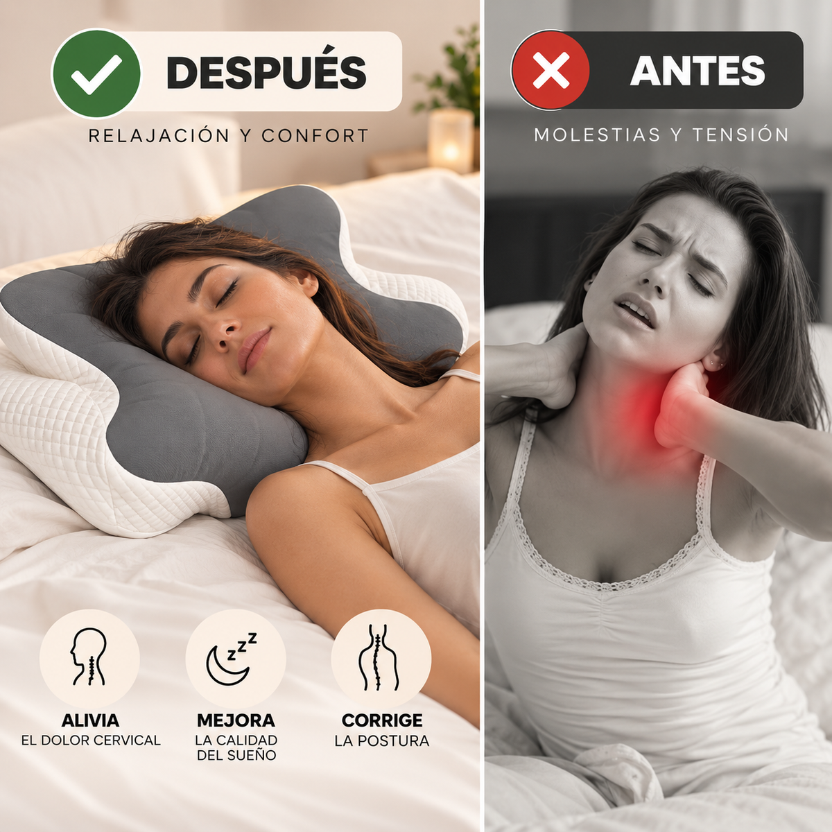 Almohada Cervical Mariposa