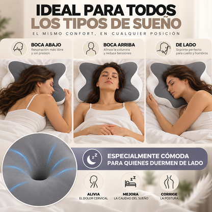 Almohada Cervical Mariposa