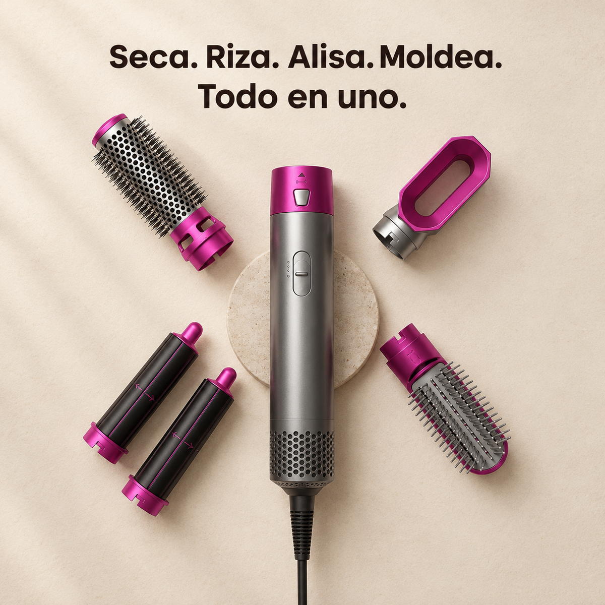 Zenda Secador y Moldeador 5 en 1